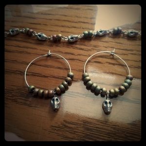 Handmade Bracelet and earrings set